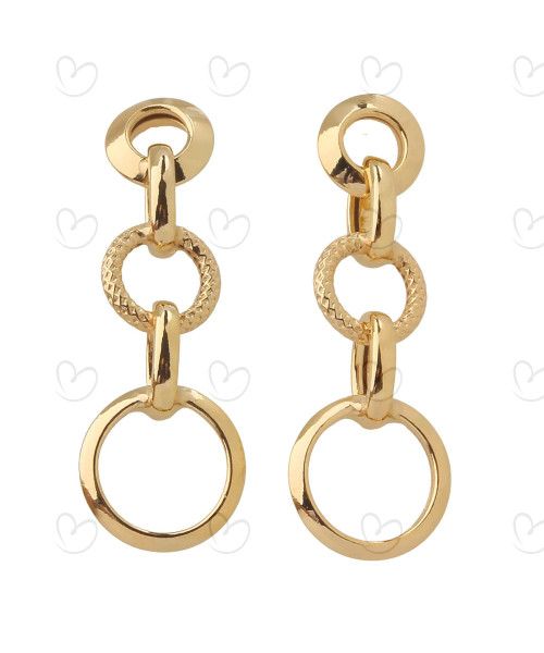 Brinco Argola Redonda Ouro 18k