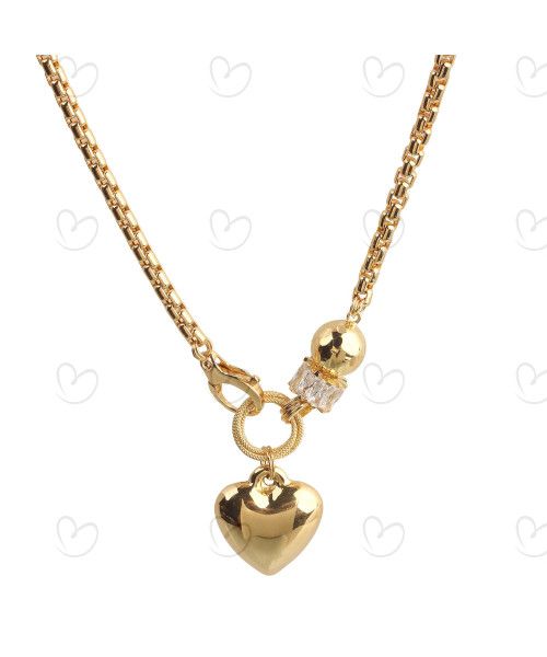 Gargantilha Milano com Mix de Pingentes Ouro 18k
