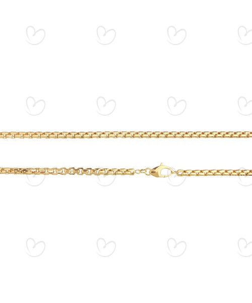 Corrente Milano 60cm Ouro 18k