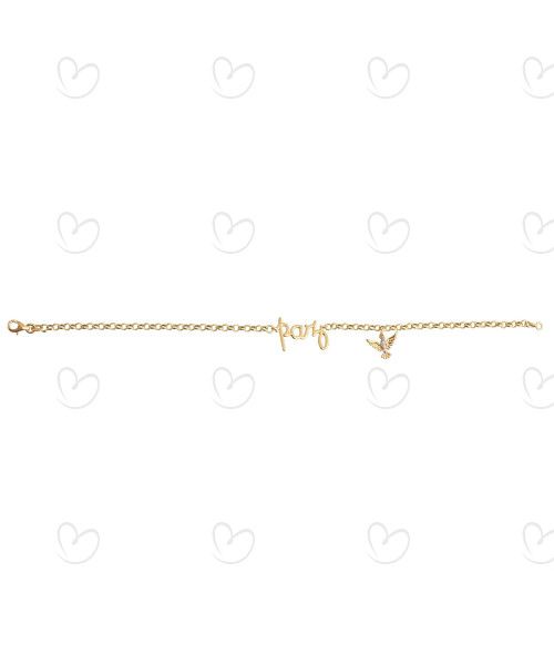 Pulseira Portuguesa Paz Ouro 18k