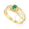 Anel Formatura Fisioterapia Oval 3mm x 5mm Ouro 18k