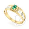 Anel Formatura Enfermagem Oval 3mm x 5mm Ouro 18k
