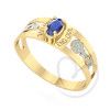Anel Formatura Engenharia Civil Oval 3mm x 5mm Ouro 18k