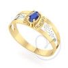 Anel Formatura Engenharia Mecânica Oval 3mm x 5mm Ouro 18k