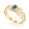 Anel Formatura Engenharia Mecânica Oval 3mm x 5mm Ouro 18k