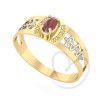 Anel Formatura Odontologia Oval 3mm x 5mm Ouro 18k