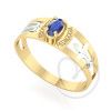 Anel Formatura Pedagogia Oval 3mm x 5mm Ouro 18k