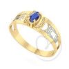 Anel Formatura Psicologia Oval 3mm x 5mm Ouro 18k