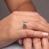 Anel Formatura Psicologia Oval 3mm x 5mm Ouro 18k