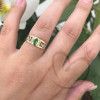 Anel Formatura Enfermagem Oval 3mm x 5mm Ouro 18k