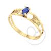Anel Formatura Aro Duplo Oval Psicologia Ouro 18k