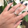 Anel de Coração com Diamante Ouro 18k