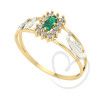 Anel Formatura Baguete Enfermagem Ouro 18k