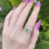 Anel Formatura Oval Grande Biomedicina Ouro 18k