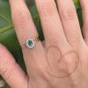 Anel Formatura Oval Grande Fisioterapia Ouro 18k