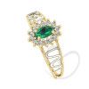 Anel Formatura Oval Grande Medicina Ouro 18k