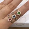 Anel Formatura Oval Grande Engenharia Mecânica Ouro 18k