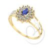 Anel Formatura Oval Grande 2 Fileira Pedagogia Ouro 18k