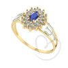 Anel Formatura Oval Grande 2 Fileira Psicologia Ouro 18k
