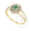 Anel Formatura Gota Pizza Enfermagem Ouro 18k