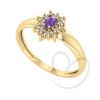 Anel Formatura Chuveiro Gota Ouro 18k