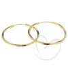 Brinco Argola Redonda Torcida 2cm Ouro 18k