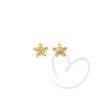 Brinco Baby Estrela Branco Ouro 18k