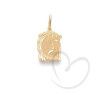 Pingente Face de Cristo 13mm x 9mm Ouro 18k