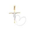 Pingente Crucifixo 15mm x 20mm Ouro 18k