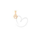Pingente Patinha Vazada Pequeno Ouro 18k