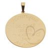 Pingente Nascimento Personalizado 25mm Ouro 18k