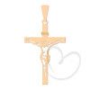 Pingente Crucifixo Jesus Vazado Ouro 18k