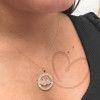 Pingente Menina Nascimento Personalizado Ouro 18k