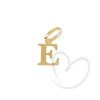 Pingente Letra E Pequena Ouro 18k