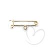 Pingente Alfinete 19mm x 4mm Ouro 18k