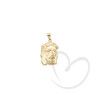 Pingente Face de Cristo 18mm x 12mm Ouro 18k