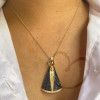 Pingente Nossa Senhora Aparecida Grande Ouro 18k
