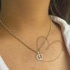Pingente Nossa Senhora Aparecida no Coração Ouro 18k