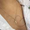 Pingente Liso Menina Ouro 18k