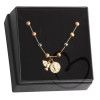 Gargantilha Desatadora de Nós Tricolor 5mm Ouro 18k