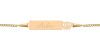 Pulseira Infantil Plaquinha e Coroinha Ouro 18k