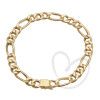 Pulseira 3x1 Grossa 22,5cm Ouro 18k