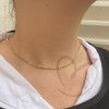 Corrente Bailarina Média 40cm Ouro 18k
