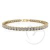 Pulseira Riviera Amarela 3,5mm 20cm Ouro 18k