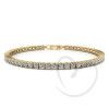 Pulseira Riviera 3mm 20cm Ouro 18k