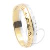 Aliança Comfort Bicolor Ouro 18k