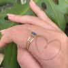 Anel Formatura Aro Duplo Oval Psicologia Ouro 18k