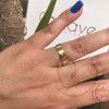 Aliança Reta 4.5mm Ouro 18k