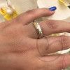 Aliança Comfort Bicolor Ouro 18k