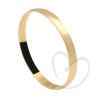Aliança Lisa Abaulada 2mm Ouro 18k